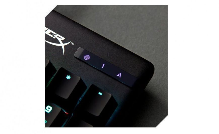 HyperX Клавіатура Alloy Origins Red USB RGB PBT ENG/RU, Black