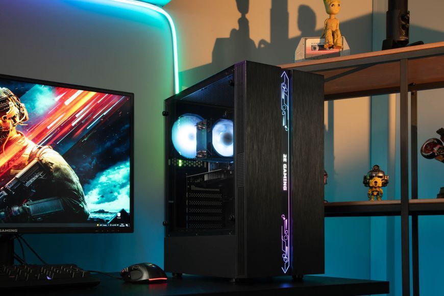 Комп&rsquo;ютер персональний 2E Complex Gaming Intel i5-12400F, 16Gb, F500GB+1TB, NVD1030-2, H610, G2107, 500W, Win11 2E-8644 фото