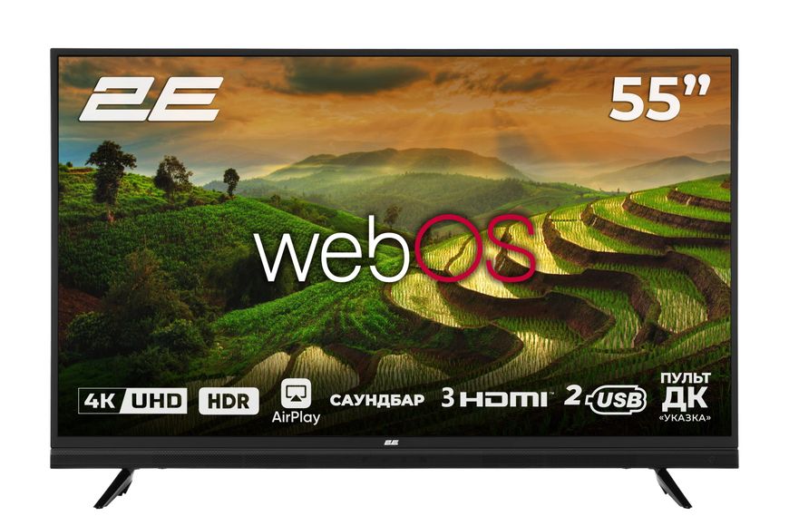 2E Телевизор 55" 2E-55A06LW