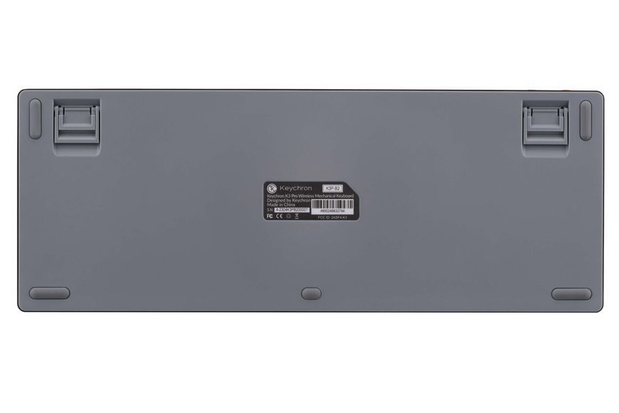 Keychron Клавіатура механічна K3 PRO 84Key, Gateron Brown, BT/USB-A, Low Profile, QMK, EN/UKR, White LED, Чорний