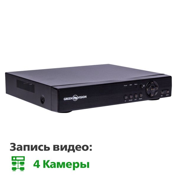 Гібридний відеореєстратор 4-канальний 5MP GHD GreenVision GV-A-S038/04