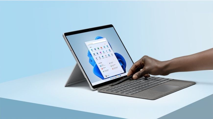Microsoft Комплект для Surface Pro 9 (клавиатура Pro Signature Platinum + стилус Surface Slim Pen 2 Black) 8X8-00061 фото