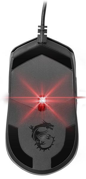 MSI Миша Clutch GM11, RGB, USB-A, чорний