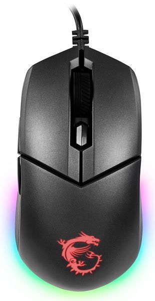 MSI Миша Clutch GM11, RGB, USB-A, чорний