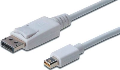 Digitus miniDisplayPort to DisplayPort (AM/AM)[1.0m, white]