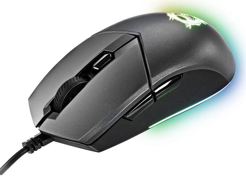 MSI Миша Clutch GM11, RGB, USB-A, чорний