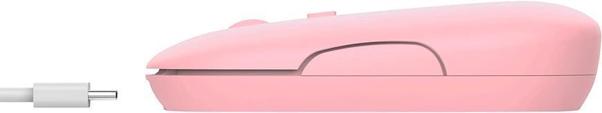 Trust Миша Puck Rechargeable Ultra-Thin BT WL Silent Pink