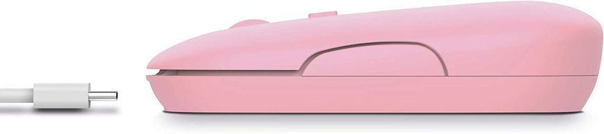 Trust Миша Puck Rechargeable Ultra-Thin BT WL Silent Pink