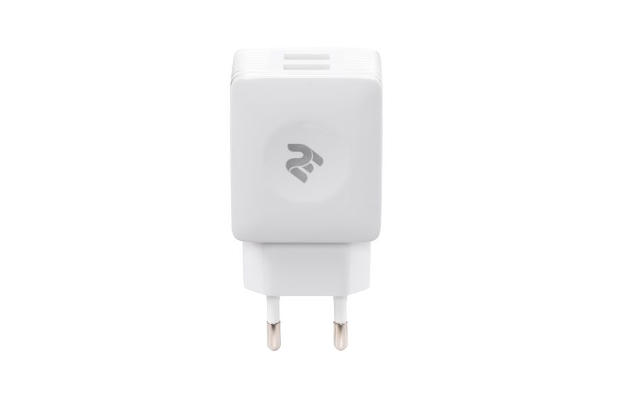 2E Мережевий ЗП 2Е USB Wall Charger Dual DC5В/4.2А, білий