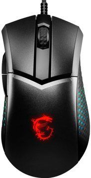 MSI Мышь Clutch GM51 LIGHTWEIGHT, RGB, USB-A, черный