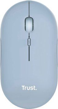 Trust Миша Puck Rechargeable Ultra-Thin BT WL Silent Blue