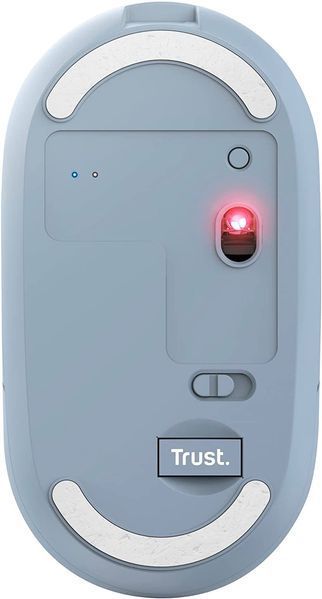 Trust Миша Puck Rechargeable Ultra-Thin BT WL Silent Blue