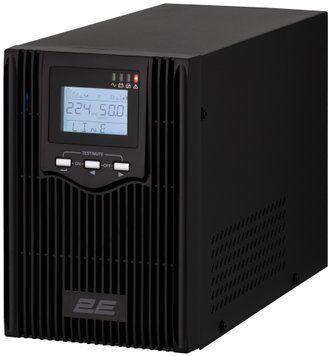 Джерело безперебійного живлення 2E PS2000L, 2000VA/1600W, на зовнішні АКБ 4*12В, USB, 2xSchuko+1xC13 2E-PS2000L фото