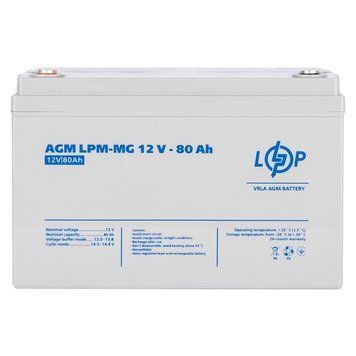 Аккумулятор мультигелевый LPM-MG 12V - 80 Ah