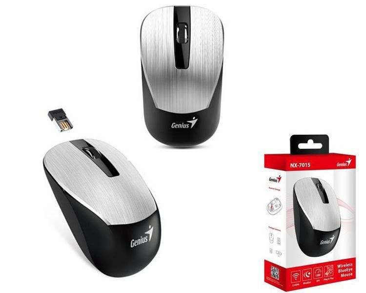 Genius Мышь NX-7015 WL Silver