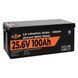 Акумулятор LP LiFePO4 24V (25,6V) - 100 Ah (2560Wh) (Smart BMS 100А) з BT пластик для ДБЖ