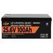 Акумулятор LP LiFePO4 24V (25,6V) - 100 Ah (2560Wh) (Smart BMS 100А) з BT пластик для ДБЖ