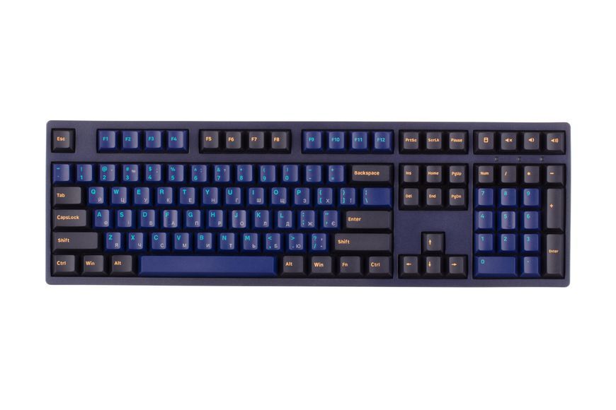 Akko Клавіатура механічна 3108 DS Horizon 108Key, CS Blue V2, USB-A, EN/UKR, No Led, Синій