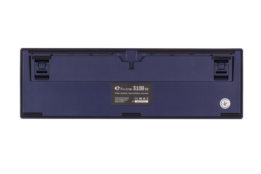 Akko Клавіатура механічна 3108 DS Horizon 108Key, CS Blue V2, USB-A, EN/UKR, No Led, Синій