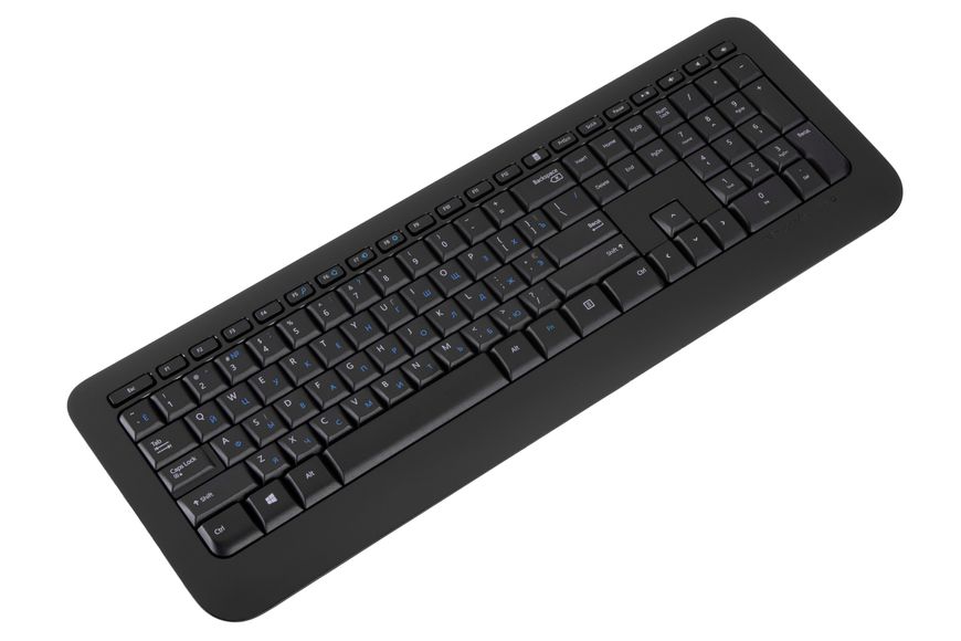 Microsoft Комплект Microsoft Desktop 850 109key, WL, EN/UKR/RU, Чорний PY9-00012 фото