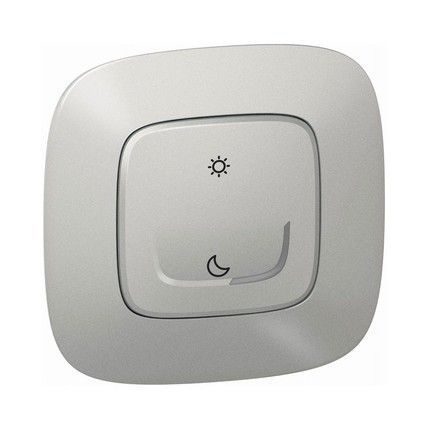 Legrand Розумний безпроводовий сценарний вимикач "День/Ніч" (Valena Allure with NETATMO)[Алюміній]