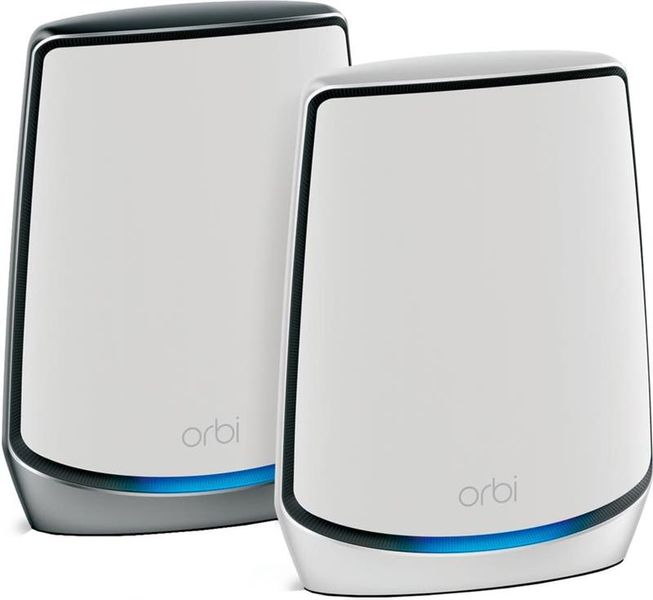 NETGEAR WiFi-система Orbi RBK852, AX6000, WiFi 6, MESH, 4xGE LAN, 1x2,5GE WAN, біл. кол. (2шт.)