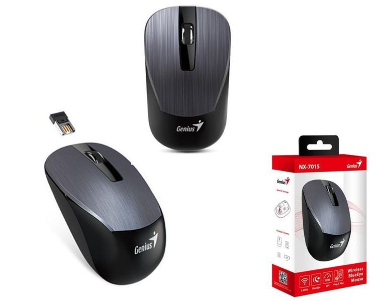 Genius Миша NX-7015 WL Iron Grey
