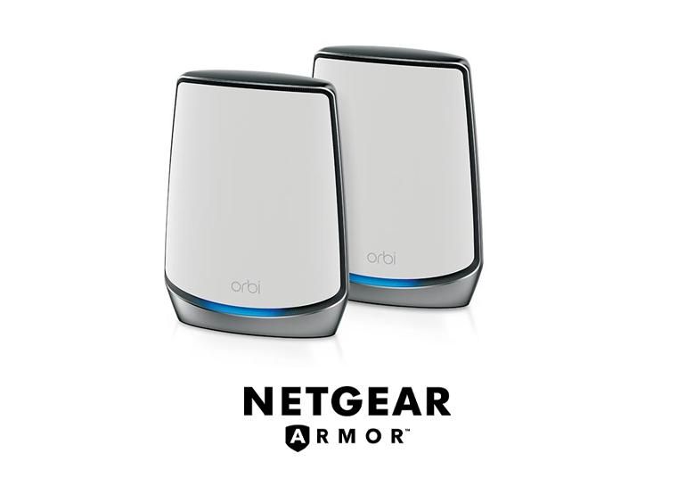 NETGEAR WiFi-система Orbi RBK852 AX6000 WiFi 6, MESH, 4xGE LAN, 1x2,5GE WAN, бел. цв. (2шт.)