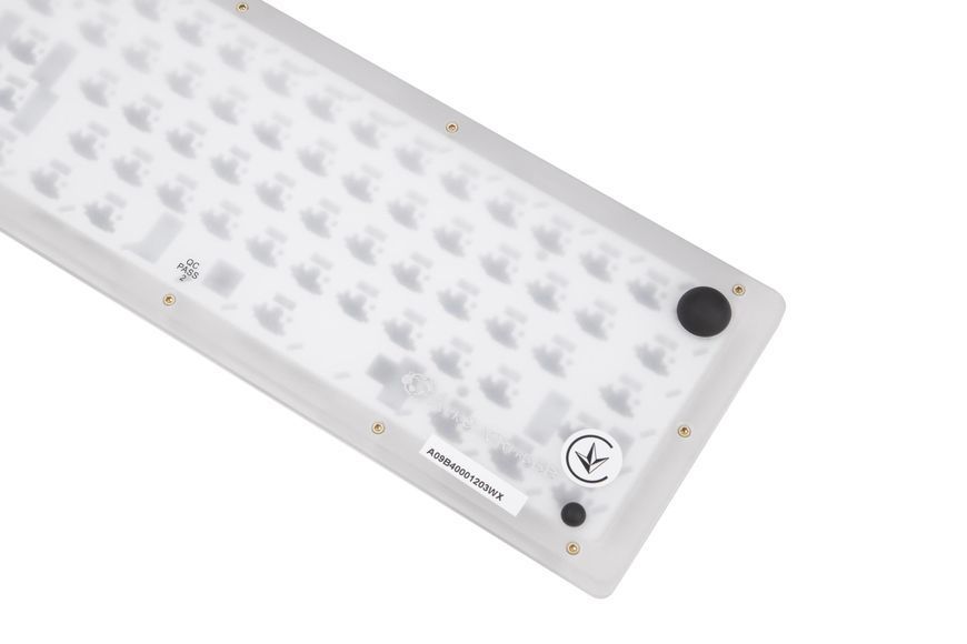 Akko Клавіатура механічна ACR Pro 68 68Key, CS Crystal, USB-A, Hot-swappable, EN/UKR, RGB, Білий