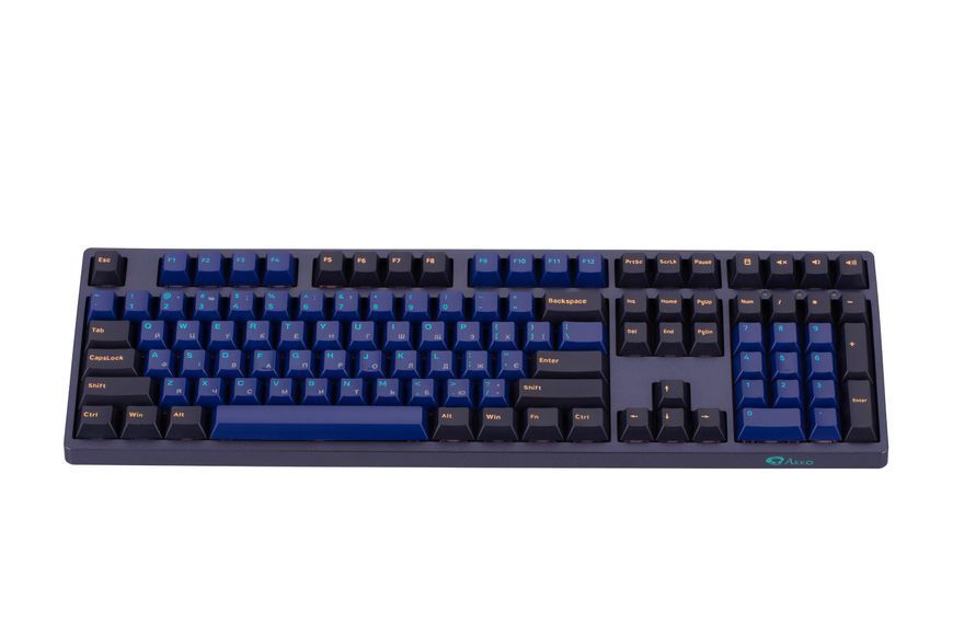 Akko Клавиатура механическая 3108 DS Horizon 108Key, CS Orange V2, USB-A, EN/UKR, No Led, Синий