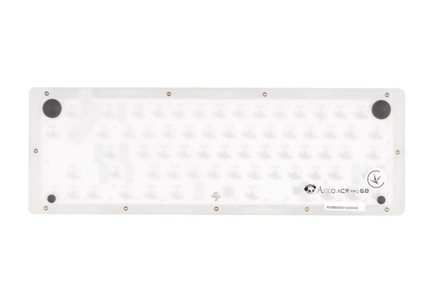 Akko Клавіатура механічна ACR Pro 68 68Key, CS Crystal, USB-A, Hot-swappable, EN/UKR, RGB, Білий