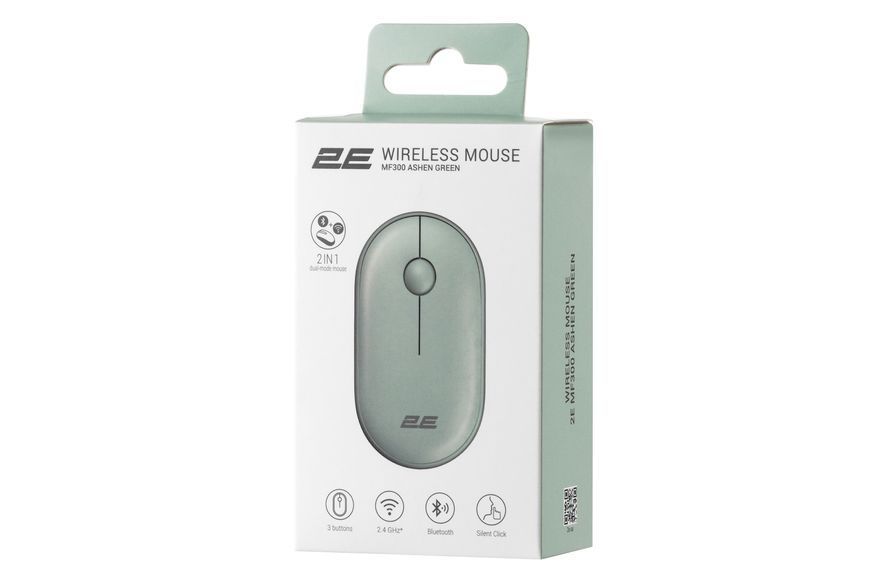 2E Миша MF300 Silent WL BT Ashen green