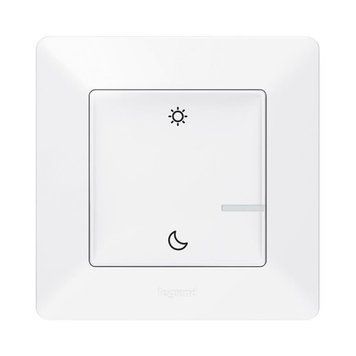 Legrand Умный беспроводной сценарный выключатель "День/Ночь" (Valena Life with NETATMO)[Белый]