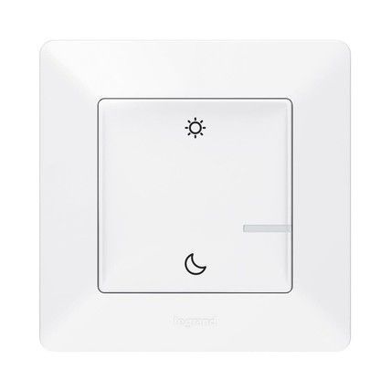 Legrand Умный беспроводной сценарный выключатель "День/Ночь" (Valena Life with NETATMO)[Белый]
