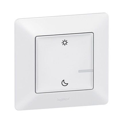 Legrand Умный беспроводной сценарный выключатель "День/Ночь" (Valena Life with NETATMO)[Белый]