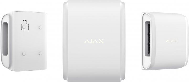 Ajax Беспроводной уличный датчик движения "штора" DualCurtain Outdoor белый