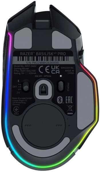 Razer Миша Basilisk V3 Pro RGB BT/WL Black