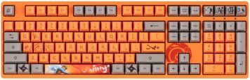 Akko Клавіатура механічна 3108 Naruto 108Key, CS Pink V2, USB-A, EN/UKR, No Led, Оранжевий