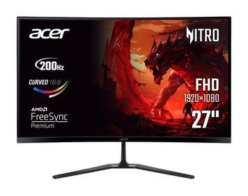 Монітор Acer 27" ED270X0biip 2xHDMI, DP, VA, 200Hz, 1ms, FreeSync Premium, CURVED UM.HE0EE.001 фото
