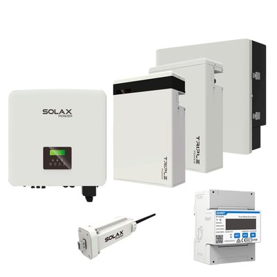 Комплект Solax 3.4: Трифазний гібридний інвертор на 15 кВт із АКБ на 23,2 кВт*год