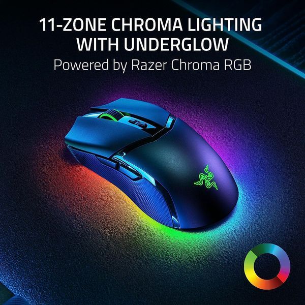 Razer Мышь Cobra Pro, RGB, USB-A/WL/BT, чёрный