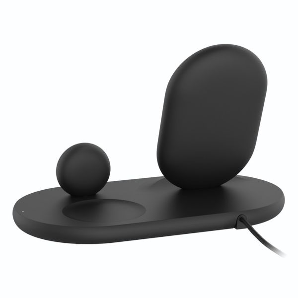 Belkin 3-in-1 Wireless Pad/Stand/Apple Watch[Зарядное устройство беспроводное 3в1 iPhone/Watch/AirPods, черный]