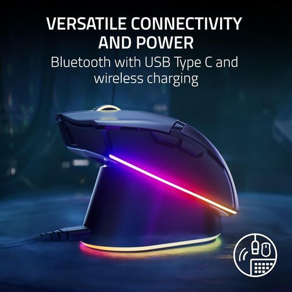 Razer Мышь Cobra Pro, RGB, USB-A/WL/BT, чёрный