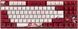 Varmilo Клавиатура механическая VEM87 Koi 87Key, EC V2 Sakura, USB-A, EN/UKR, White Led, Красный