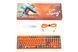 Akko Клавиатура механическая 3108 Naruto 108Key, CS Pink V2, USB-A, EN/UKR, No Led, Оранжевый