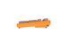 Akko Клавиатура механическая 3108 Naruto 108Key, CS Pink V2, USB-A, EN/UKR, No Led, Оранжевый