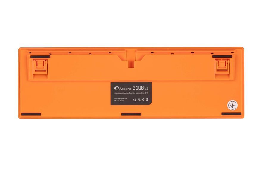 Akko Клавиатура механическая 3108 Naruto 108Key, CS Pink V2, USB-A, EN/UKR, No Led, Оранжевый