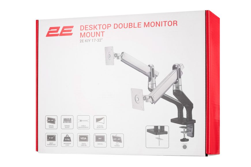 2E Крепление мониторов настольное Кий