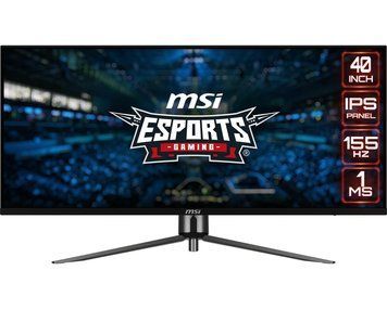 Монітор MSI 40" MAG401QR 2xHDMI, DP, USB-C, 2xUSB, Audio, IPS, 3440x1440, 21:9, 155Hz, 1ms, sRGB 118%, AdaptiveSync, HDR400 9S6-3EA54H-012 фото