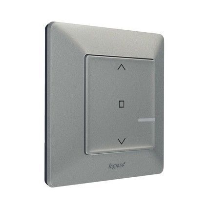 Legrand Умный беспроводной выключатель жалюзи (Valena Life with NETATMO)[Алюминий]